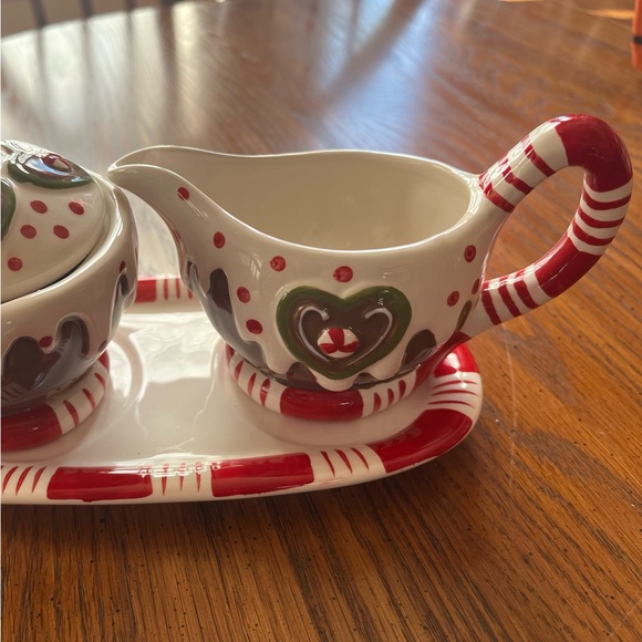 BLUE SKY 2020 CLAYWORK HEATHER GOLDMINC GINGERBREAD CHRISTMAS CREAM SUGAR TRAY - Picture 12 of 12